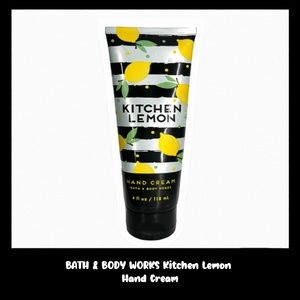 BATH & BODY WORKS Kitchen Lemon 4.0 Fluid Ounces Hand Cream